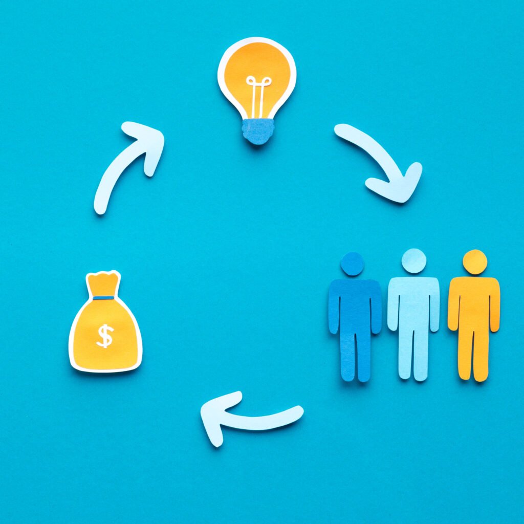 investors giving money for new idea, closed round